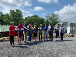 Read about A Farm Less Ordinary's ribbon cutting on June 14, 2021.