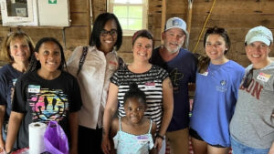 Group gathers for Peacehaven class.