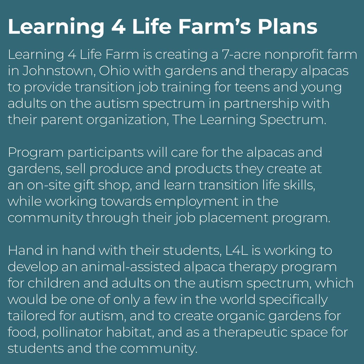 Learning 4 Life's Farm Plans