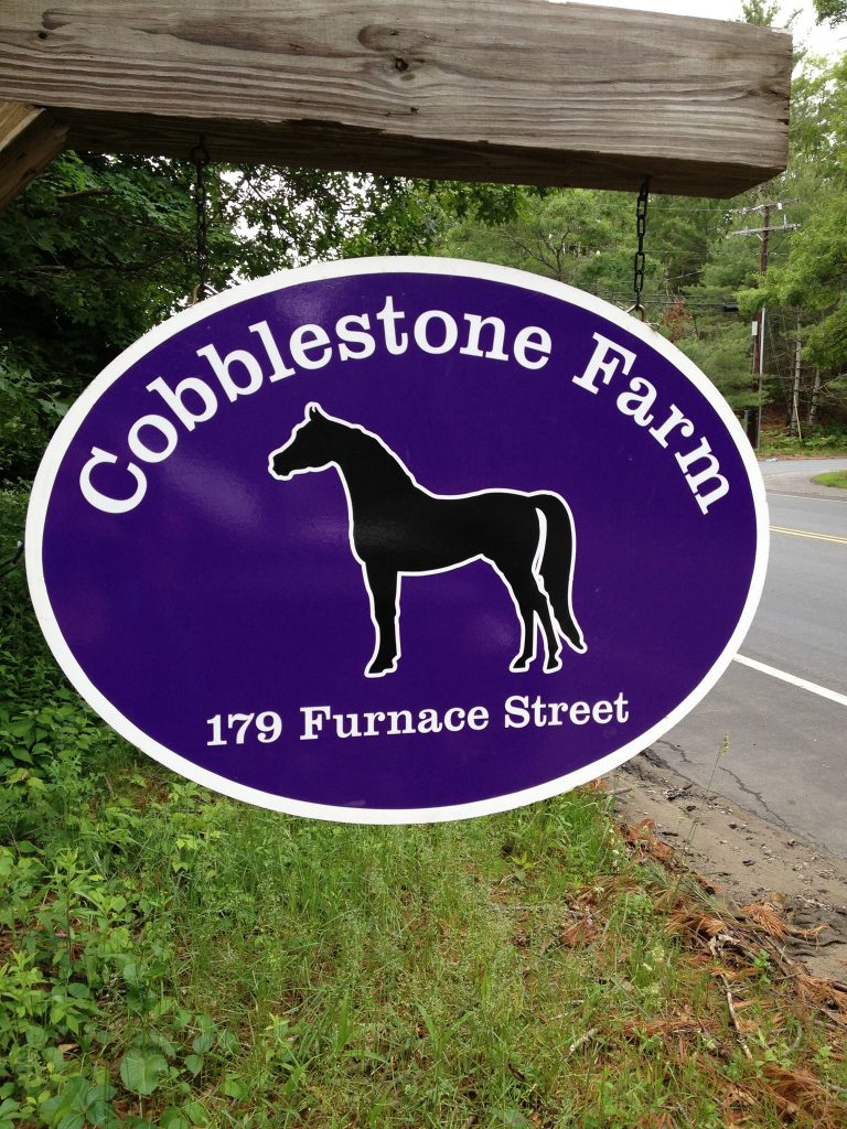 Cobblestone Farm Sign