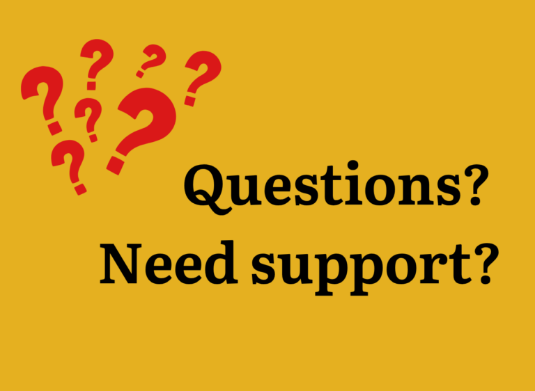 Have questions? Need Support?