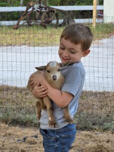Buckling Lugnut being held by young boy